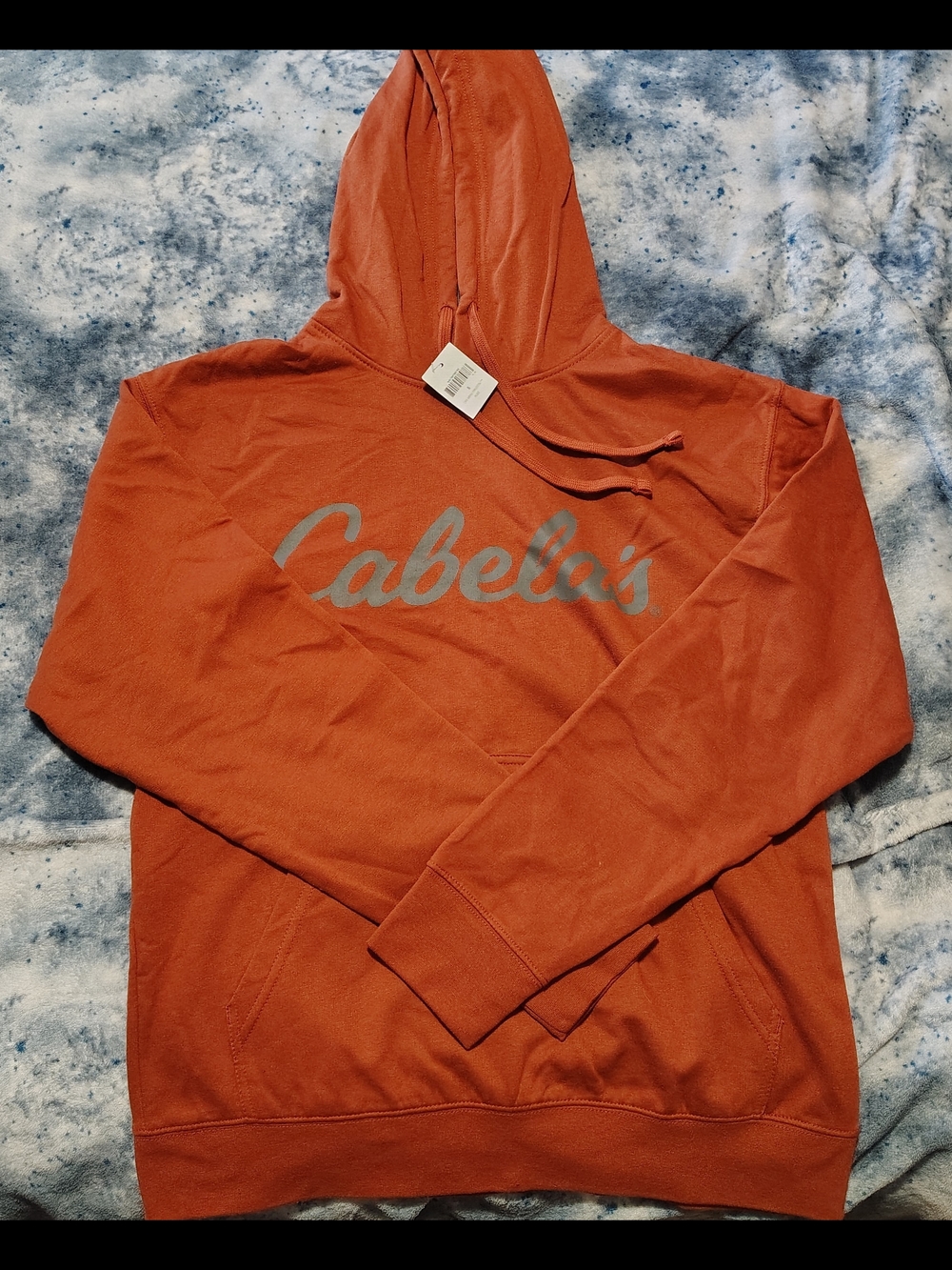 Men's Cabela's Rust Orange Pullover Hoodie